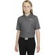Nike Dri-Fit Victory Short Sleeve Printed Junior Polo Shirt Black L