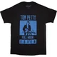 Tom Petty & The Heartbreakers Majica Full Moon Fever Blue Unisex Black 2XL