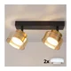 Brilagi - LED Spot lampa AURA LUX 2xGX53/30W/230V crna/zlatna