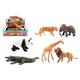 Teddies Živalski safari ZOO plastika 11-17cm