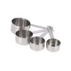 de Buyer SET SET 4 MESURES STEEL 60 80 125 250 ML, SET SET 4 MESURES STEEL 60 80 125 250 ML