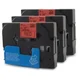 Komplet Brother TZe-421/TZ-421/PT/P-Touch 9mm kompatibilni trakovi (3) - črn izpis/rdeč trak