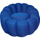 Meblo Trade Fotelja Peppo Bloom Blue 94x94x66h cm