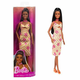 Barbie: Fashionista stilska lutka v karirani, cvetlični obleki - Mattel