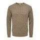 Only & Sons Pulover ONSLOUI svetlo rjava