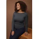 Trendyol Curve Ženska bluza Tbbaw26Af00121, Antracit