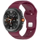 BStrap Silicone Dotline pašček za Samsung Galaxy Watch 8, wine red