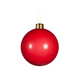 Novogodišnja ukrasna kugla Party Ball na naduvavanje 45 cm, Crvena