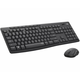 LOGITECH Bežična tastatura i miš MK295 Silent crna