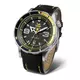 VOSTOK-EUROPE sportski ručni sat sa crnim kožnim i Žutim gumenim kaišem nh35a/510a522