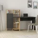Hanah home Radni sto 135x111,8x60?cm Antracit-Hrast