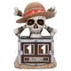Večni koledar Nemesis Now One Piece - Luffyjev Jolly Roger - 16 cm