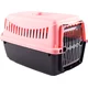 MP Bergamo Gipsy Transporter za mačke sa plastičnim vratima, XS, 39x26x25cm, Roze-crni