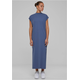 Womens Urban Classics Long Extended Shoulder Dress - Blue