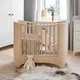 Leander krevetac Classic, 95x70x120cm, Whitewash