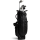 Golf stand bag J.Lindeberg Play Stand Bag Print Tour Geo Tonal Black