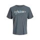 JACK & JONES Majica JJTOM svetlo modra / siva / oranžna / bela