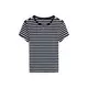 Tommy Jeans Majica ESSENTIAL temno modra / češnjevo rdeča / bela