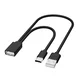 slomart BLOW adapter USB-A (ženski) - USB-A (moški) + Micro USB (moški)