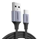 USB tip C M na USB 2.0 M kabl Alu.3m Grey