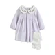 Next Komplet zelena/pastelno lila/bela