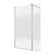 SANSWISS 180° vrtljiva stena za vhodni vhod Ronal Easy 41X200CM ALUCHROM/PARSOL SIVA BTE304065020
