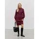 VERO MODA Pletena obleka VMHARPER burgund