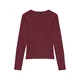 VERO MODA Majica VMCHLOE vinsko rdeča
