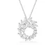 Swarovski Obesek MESMERA srebrna / bela