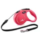 Flexi povodec New Classic M do 20 kg Vrvica 5 m rdeč - Pasji povodci - Roza