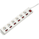 6+1  6 Way Power Strip