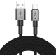 Kabel Tech-Protect UltraBoost DNA USB-C kabel 15W/3A 300 cm železno siva (5906302380749)