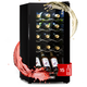 Klarstein Shiraz 15 Slim Uno, hladilnik za vino, 44 l, na dotik, 135 W, 5 – 18 °C, črn (HEA-Shiraz-15-uno-bl)