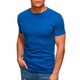 Edoti Moška gladka majica TEMPLE modra MDN8855 S