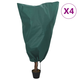 Navlake od flisa za biljke s vezicom 4 kom 70 g/m2 0,8 x 0,8 m
