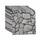 Netscroll RocksWall, tridimenzionalne stenske nalepke z efektom skale (10 kos.)
