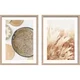 Tiskane slike v kompletu 2 ks z okvirjem 30x40 cm Full Beige – Styler