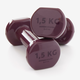 DOMYOS Bordo bučice za fitnes od 1,5 kg, dve, liveno gvožđe 1,5kg