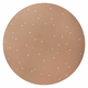 EEVEVE igralna podloga Round Dots Cinnamon, 110x110 cm, rjava