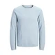 Jack & Jones Pulover Hill 12157321 Svetlo modra Regular Fit