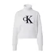 Calvin Klein Jeans Pulover Chenille črna/bela