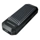 Aptel G-M202-AC-10G, zunanja enota za SSD M.2, Aluminij/Plastika, Črna