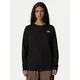 Majica z dolgimi rokavi The North Face L/S Simple Dome Tee ženska, črna barva, NF0A87QPJK31