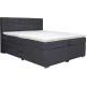 Carryhome POSTELJA BOXSPRING 180 cm x 200 cm , tekstil črna