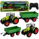 RC traktor s kiper prikolico, luči, zvoki, zelen, 1:24