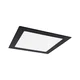 LED ugradno svetlo VEGA LED/12W/230V 2900/3900/5800K 17,5x17,5 cm crno