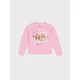 Sinsay - Crewneck dukserica sa printom Barbie - pastelno roze