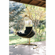 Viseća vrtna stolica u crno-zlatnoj boji Damla - Floriane Garden