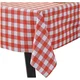 shumee RDEČ ITALIJANSKI KARO PRT 140x140cm ITALIJANSKI PARIZKI KARO RDEČ IN BEL