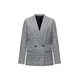 Anna Field Blazer Vichy siva/bordo/črna/bela